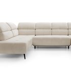 Corner sofa with sleeping function Mamutio U-shaped Aphrodite 02 chenille left-hand side