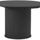 Table extensible Gativel 120-167 cm lattes chêne noir