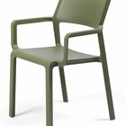 Trill Nardi garden chair with armrests made of certified green material