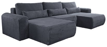 Corner sofa with sleeping function Leo U-shaped Tilia 90 universal