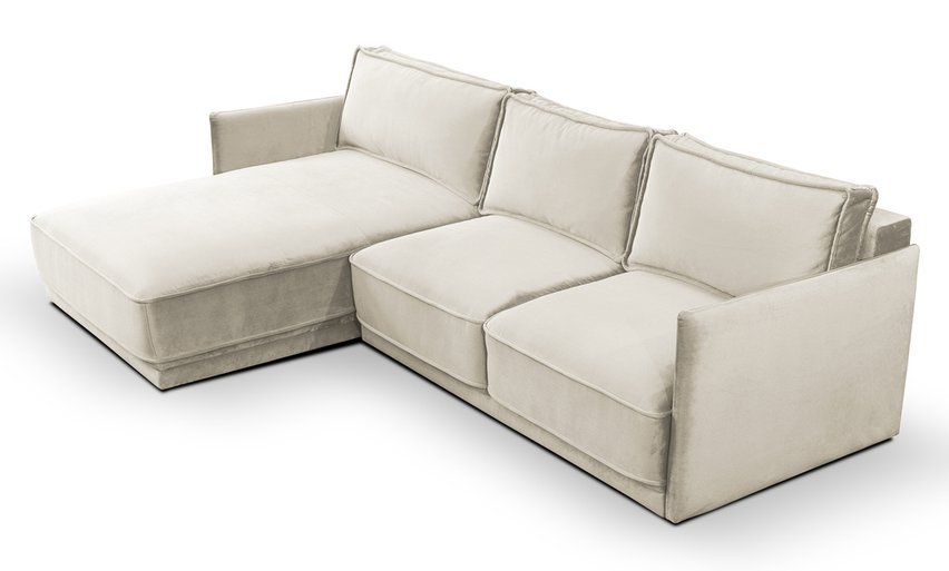 Corner sofa with sleeping function Trolla (Fabric: Element 17, Side: Right)