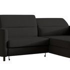 Busu Moly 99 corner sofa with sleeping function with a container, black legs, right-handed