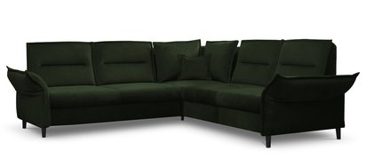 Corner sofa with sleeping function Wlora II L-shaped with container (Fabric: Element 12, Side: Universal)