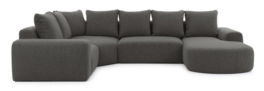 Castellina U-shaped modular corner sofa with backrest on the left Abriamo 8