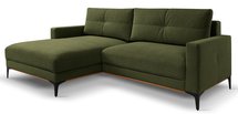 Corner sofa with sleeping function Sabbino L-shaped with storage Curio 39 hydrophobic chenille right-hand side