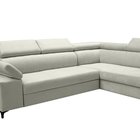 Tazzola L-shaped corner sofa bed with storage (Fabric: Manila 13, Side: Right)