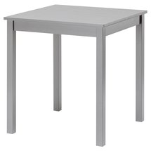 Silphium table 68x68 cm gray