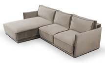 Corner sofa with sleeping function Trolla (Fabric: Element 06, Side: Right)