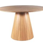 Angel dining table round top 120 cm oak