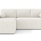 Corner sofa with sleeping function Bloom L-shaped with storage Abriamo 04 boucle universal