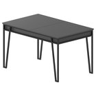 Privels extendable table 132-170x80 cm anthracite