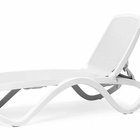 Omega Nardi garden lounger made of certified white material