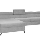 Corner sofa with sleeping function Matoaka (Fabric: Grande 81, Side: Right)