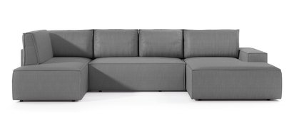 Corner sofa with sleeping function Farese New U-shaped with container right side (Fabric: Poso 60)