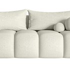 Dandelino Mini three-seater sofa with sleeping function Coral 15 boucle