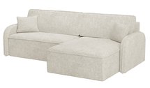 Corner sofa with sleeping function Picatti Melody 14 L-shaped with boucle container universal