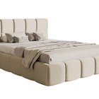 Upholstered bed 180x200 cm Cloudy light beige Toronto 01