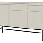 Evo three-door chest of drawers with drawers and frame 154 cm Sand beige