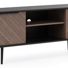 TV Cabinet Rinnili 150 cm Black Graphite/Captains Deck