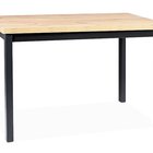 Soleado Dining Table 100x60cm Artisan Oak/Black