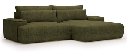 Corner sofa with sleeping function Frenno L-shaped with container Modesto 484 right-hand side