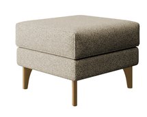 Calmino Raven 28 footstool, beech legs