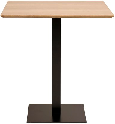 Fano table 70x70 cm natural oak / black