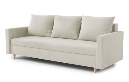 Calluto sofa bed with storage Paros 01 velour