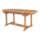 Parassala extendable garden table 180-240x90 cm made of teak wood