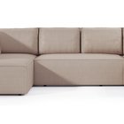 Corner sofa with sleeping function Farese New U-shaped with container right side (Fabric: Poso 02)