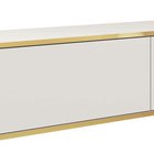 Mucalma TV cabinet 175 cm white with gold inserts RTV175B