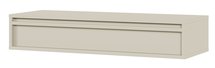 Evo console with hanging drawer 90 cm Gray beige