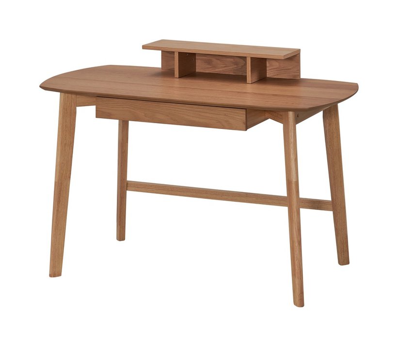 Skility wooden desk 120x60 cm, natural oak