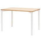 Triventi Dining Table 120x80cm White Rounded Legs