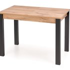 Lorez extendable table 100-135x60 cm wotan oak/black
