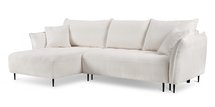 Minulo L-shaped corner sofa bed with storage (Fabric: Catch Me 01, Side: Left)