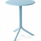 Spritz Nardi round garden table, 60 cm, made of certified light blue material
