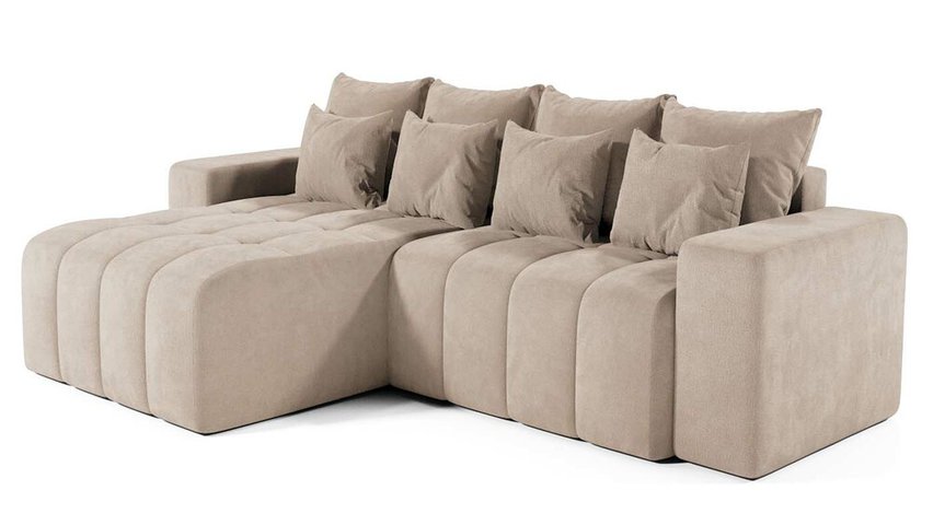 Corner sofa with sleeping function Batilo L (Fabric: Salvador 01, Side: Left)