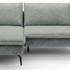 Corner sofa with sleeping function Glossy L-shaped Aphrodite 21 left-hand side