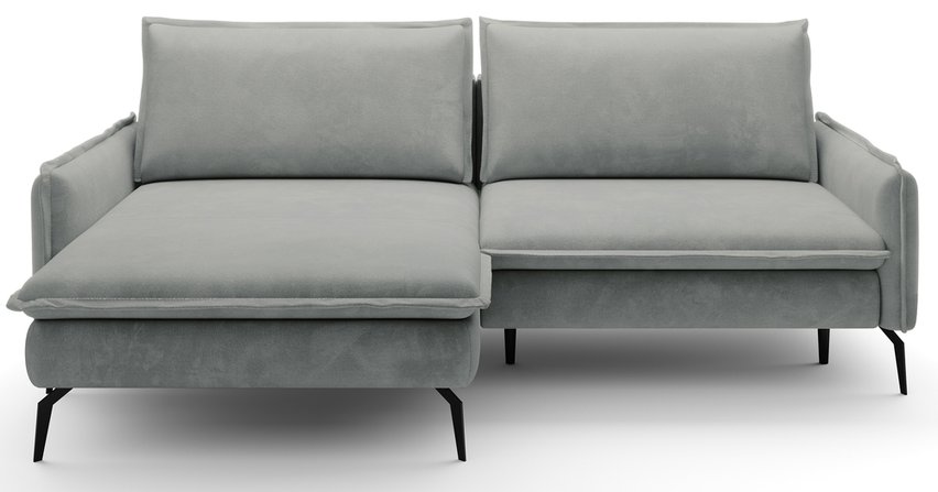 Corner sofa with sleeping function Glossy L-shaped Aphrodite 21 left-hand side