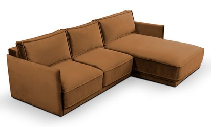 Corner sofa with sleeping function Trolla (Fabric: Element 07, Side: Left)