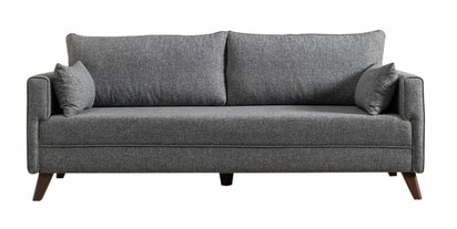 Ratous three-seater sofa bed, grey