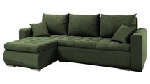 Corner sofa with sleeping function Derkan L (Fabric: Magic Velvet 2295)