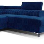 Corner sofa with sleeping function Negreiros (Fabric: Kronos 09, Side: Right)