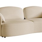 Raviolo three-seater sofa bed with Catch Me 02 boucle container