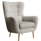 Vence Lincoln lounge chair, 83 beech legs