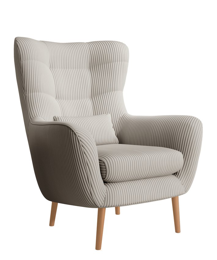 Vence Lincoln lounge chair, 83 beech legs