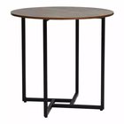 Table à manger Alto, ronde, diamètre 80 cm, chêne rustique