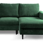 Corner sofa with sleeping function Nalika L-shaped with storage Poso 14 corduroy right-hand side