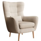 Vence Lincoln 03 lounge chair, beech legs